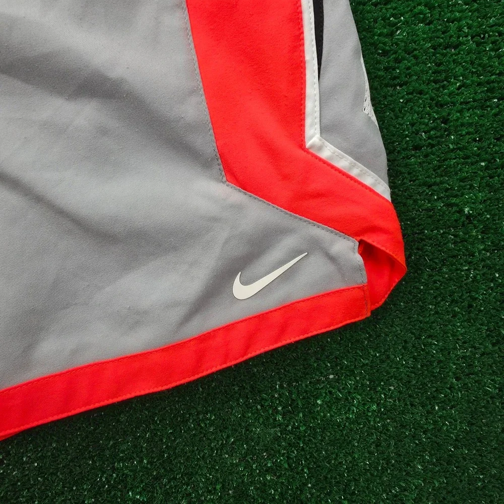 Nike Dri-Fit Colorblock Swim Trunks Board Shorts Mens XL Gray Mesh Lined